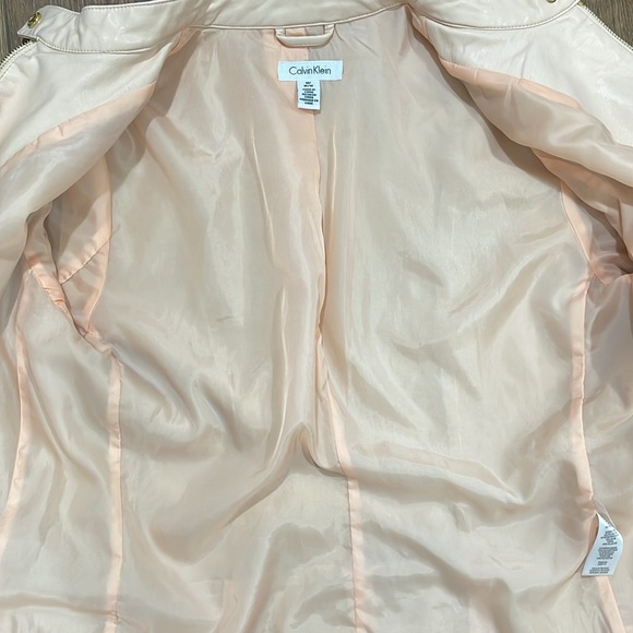 Calvin Klein Faux Leather Jacket - Picture 4 of 8